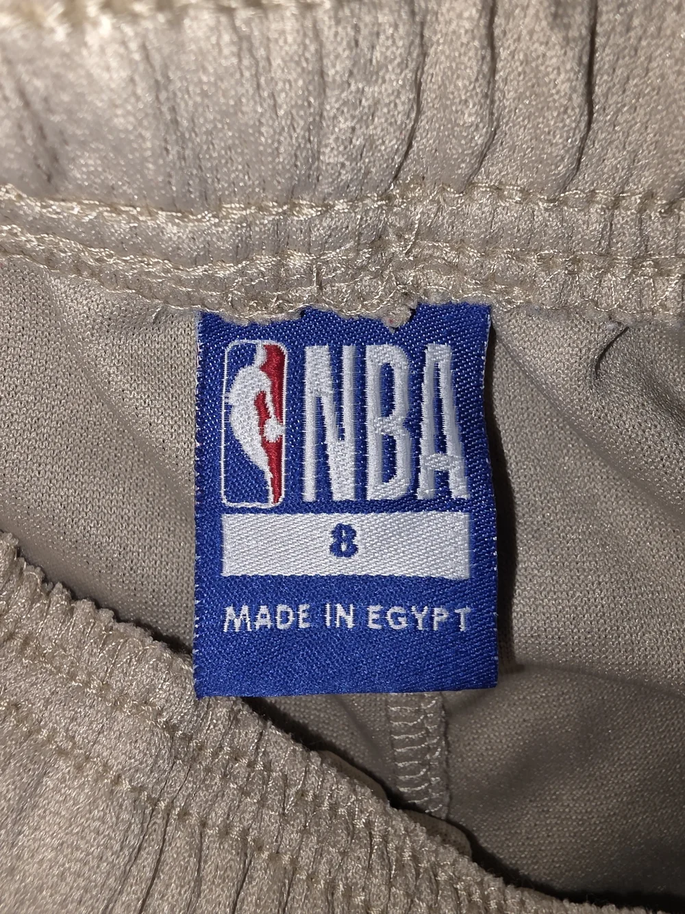 NBA Light Gray Mesh Kids Shorts with Logo